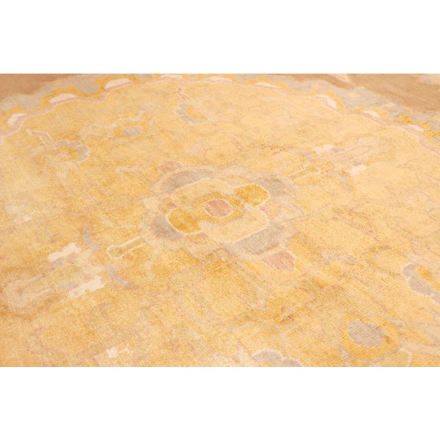 2020s Pasargad Home Turkish Lamb's Wool Area Rug, 9' 4" X 12' 8", Toupe For Sale - Image 5 of 7