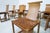Mid-Century Modern Italian Wood and Leather Chairs, 1950s, Set of 12 For Sale - Image 4 of 14