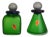 Vintage Murano Glass Bottles, Set of 2 For Sale