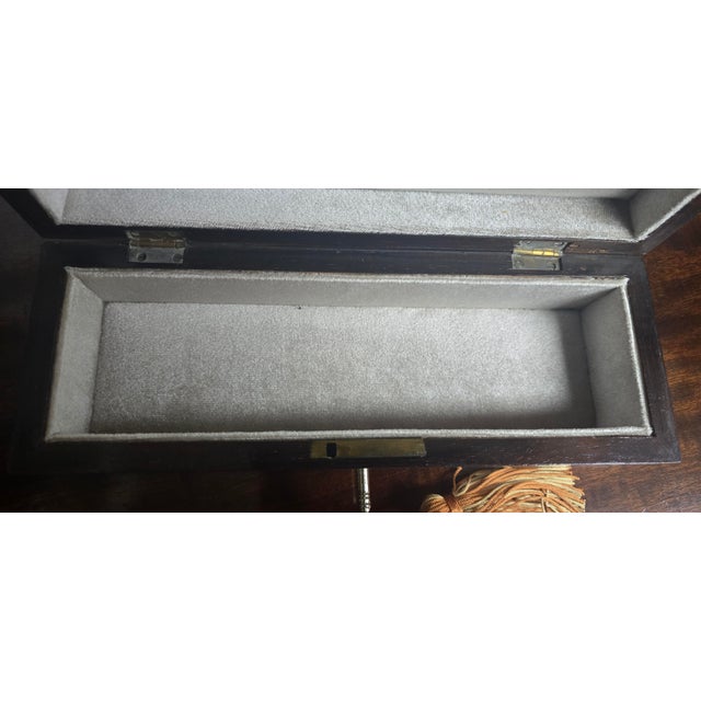 Antique English Inlaid Glove Box, 1880 For Sale - Image 9 of 12