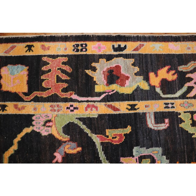 Contemporary Turkish Oushak Inspired Multicolor Rug - 10' x 14'9" For Sale - Image 9 of 12