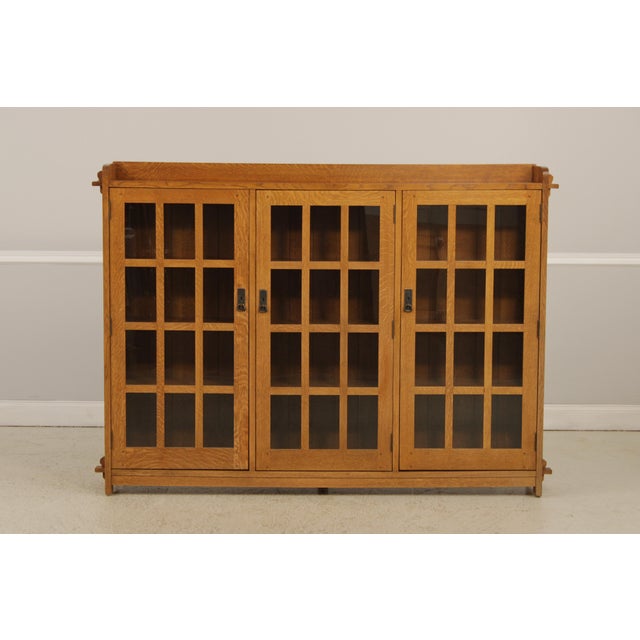 Age: C.1999 Details: Finish no.35 Adjustable Shelves Gallery Top High Quality Construction Large Impressive Cabinet...