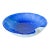 Vintage Cobalt Lattimo Blown Glass Catchall Bowl in the Style of Venini Murano For Sale
