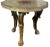 Antique 18th C Hendrix Allardyce Italian Baroque Polychrome & Giltwood Side Table For Sale In Los Angeles - Image 6 of 7
