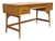 West Elm Williams Sonoma Mid Century Modern Acacia Teak Style Writing Desk (B) For Sale