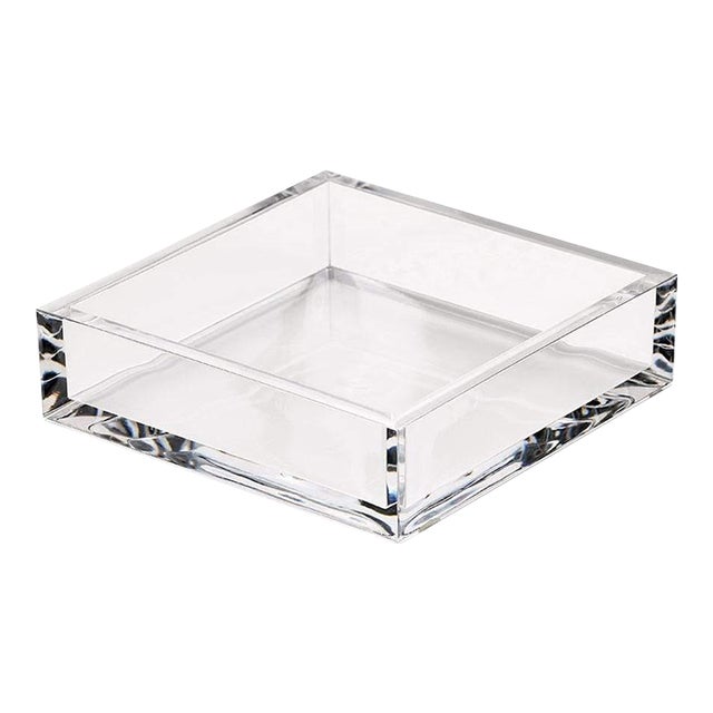 Acrylic Luncheon Napkin Holder For Sale