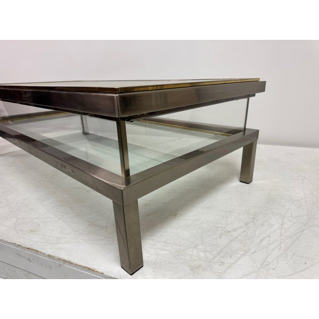 Sliding Top Vitrine Coffee Table, 1970s For Sale - Image 13 of 17