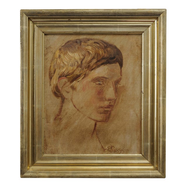 Joakim Skovgaard, Study for the Work on Viborg Cathedral, 1890, Oil on Canvas For Sale