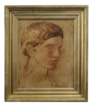 Joakim Skovgaard, Study for the Work on Viborg Cathedral, 1890, Oil on Canvas