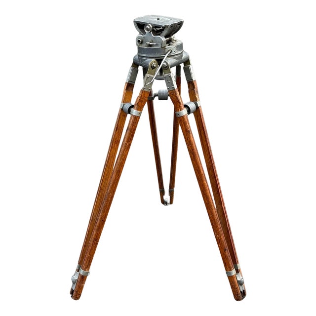 Vintage Camera Wood Tripod Stand, 1922 For Sale