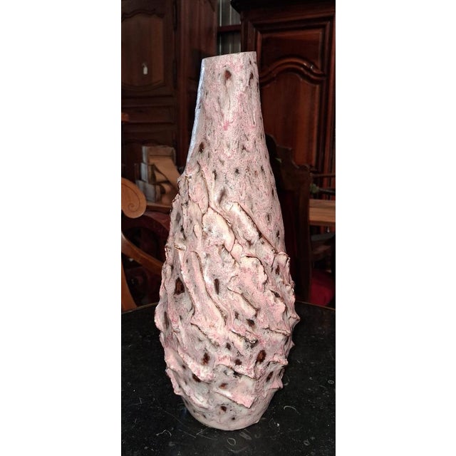 Large Glazed Stoneware Vase, 1950s For Sale - Image 4 of 6