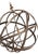 Vintage Wrought Iron Armillary Sphere on Cast Stone Pedestal For Sale - Image 12 of 12