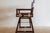 John and Elinor McGuire 1970s McGuire Director’s X-Chair in Textured Off-White and Colbalt For Sale - Image 4 of 11