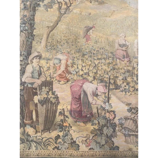 Vintage French Jacquard Tapestry For Sale - Image 3 of 18