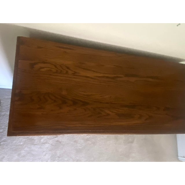 Late 20th Century Pennsylvania House Solid Oak Door Chest American Traditional With Colonial Charm Excellent Condition For Sale - Image 11 of 14