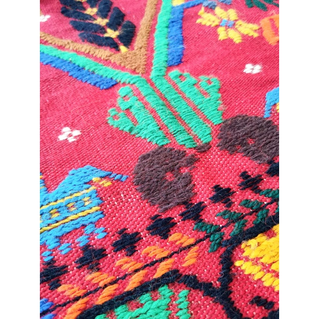 Vintage Mexican Wall Rug, 1970s For Sale - Image 6 of 8