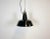Industrial Black Enamel Factory Pendant Lamp, 1930s For Sale - Image 11 of 11