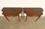 Baker Furniture Federal Inlaid Mahogany Flip-Top Consoles or Game Tables, Pair For Sale - Image 10 of 14