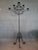 Floor Candlestick in Wrought Iron For Sale - Image 3 of 14