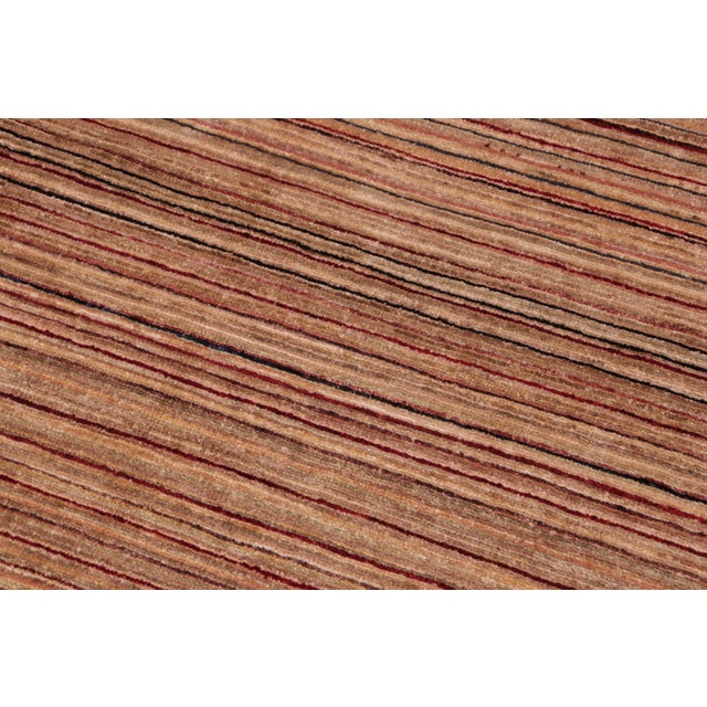 Textile Shabby Chic Gabbeh Tan/Beige Wool Rug - 6'1'' X 8'9'' For Sale - Image 7 of 10