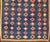 Mid 20th Century Vintage Moroccan Rug With Navy Blue Field and Gold Geometric Medallions 4 X 6'1 For Sale - Image 5 of 10