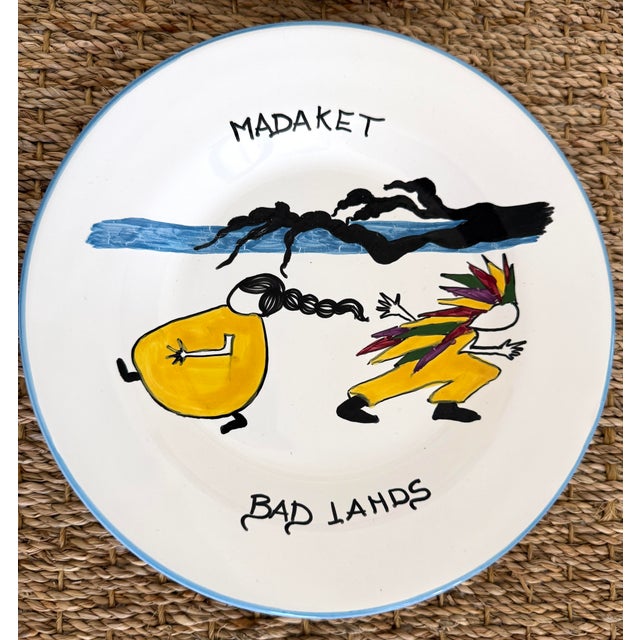 Set/8 Italian Handpainted Nantucket Plates For Sale In Miami - Image 6 of 12