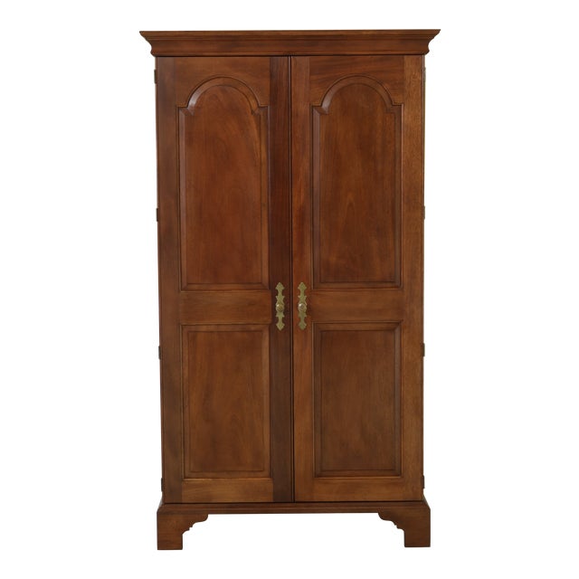 Stickley Solid Mahogany Raised Panel Bedroom Armoire Wardrobe