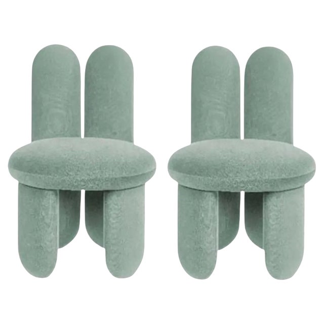 Set of Glazy Gentle 933 Chairs by Royal Stranger For Sale