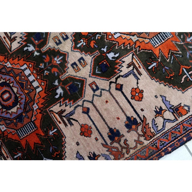 Traditional 1960s, Handmade Vintage Caucasian Kazak Rug 4' X 6.9' For Sale - Image 3 of 11