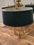 1980s Bouillotte Style Brass 3 Arm Chandelier With Green Tole Shades by Lightolier For Sale In New York - Image 6 of 16