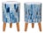 Watercolor Planter with Terra Cotta Legs (Set of 2) For Sale
