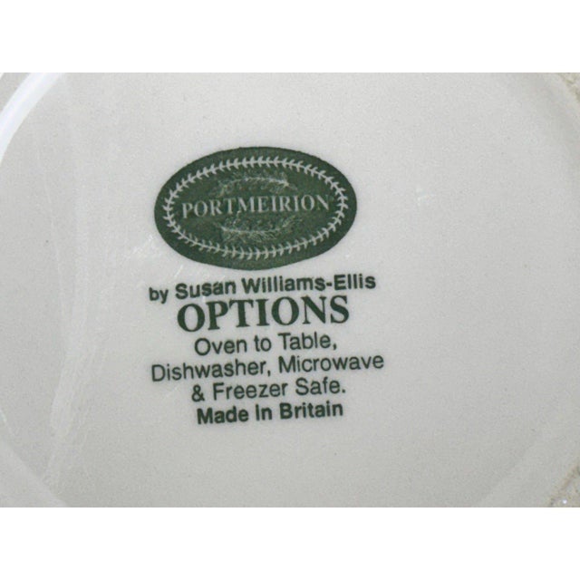 Ceramic 1990s Portmeirion 'Options' Retired Embossed Smooth Laurel Rim Tankard Mug For Sale - Image 7 of 7