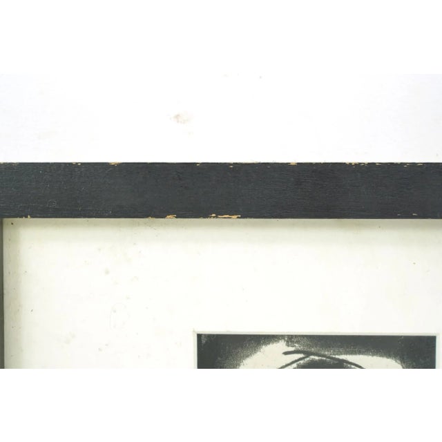 1990s Framed Charcoal Coffee Cup Drawing by Michael Babyak For Sale - Image 4 of 6