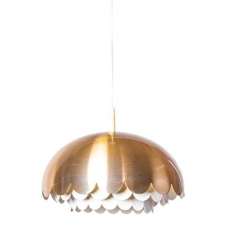 Vintage Copper Pendant Light by Doria, Germany, 1960s For Sale