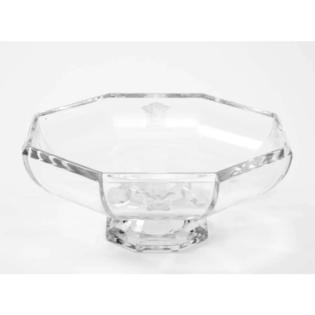 Versace For Rosenthal Medusa Crystal Bowl For Sale - Image 9 of 13