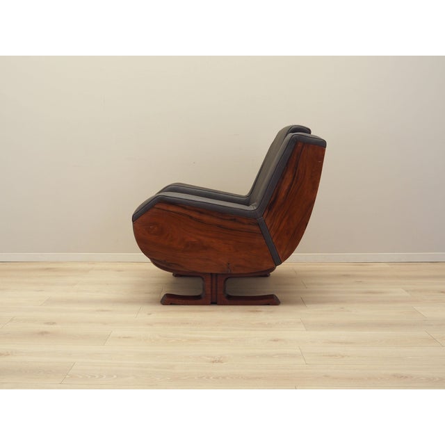 Leather Armchair, Italy, 1970s For Sale - Image 4 of 17