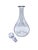 Contemporary Late 20th Century Val St Lambert Crystal Decanter With Stopper Elegant Handcrafted Clear Glass For Sale - Image 3 of 10