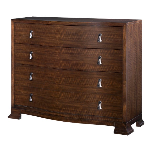 Century Furniture Frasier Serpentine Master Chest, Brown For Sale