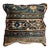 Pillow W/Antique Persian Rug Fragment, 1'4" X 1'4" For Sale