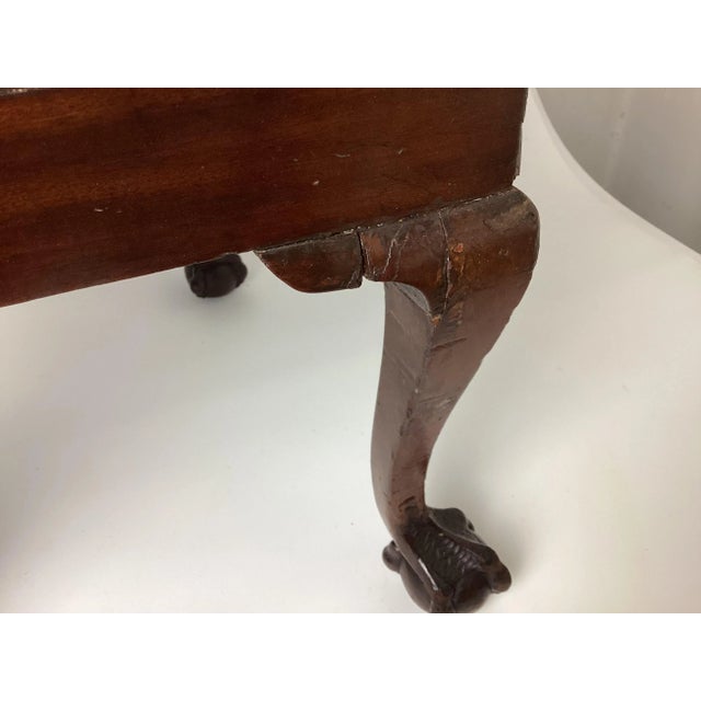 Early 20th Century Chippendale Mahogany Childs Corner Chair With Claw & Ball Feet For Sale - Image 9 of 11