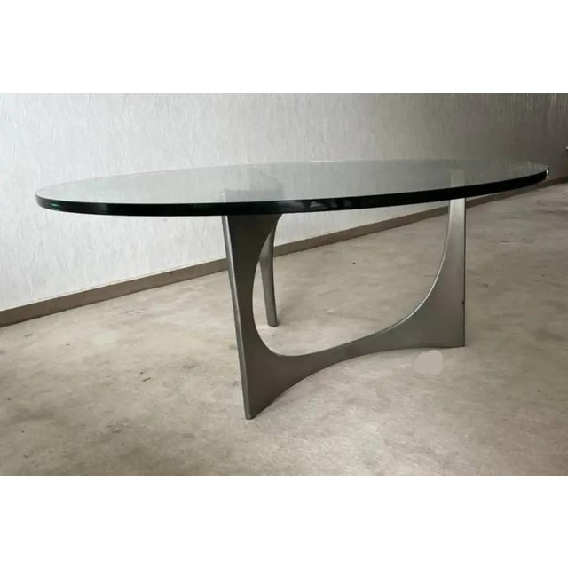 Coffee table designed by Knut Hesterberg around 1965. This model is part of a series of designs, such as the "Snake" table...