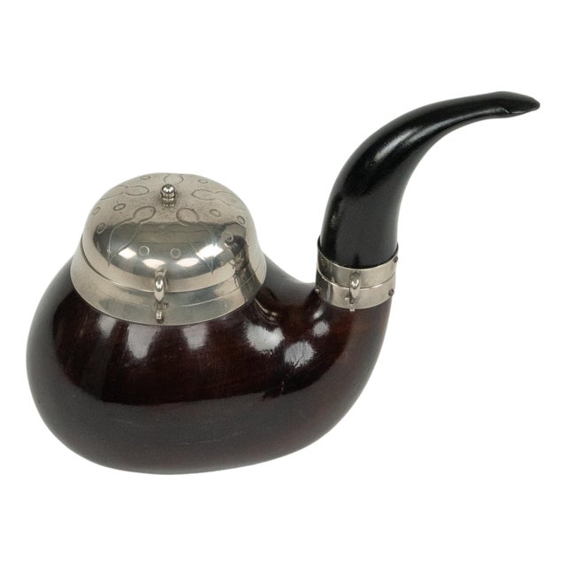 Mid-Century Modern Pipe Tobacco Holder Box by Aldo Tura for Macabo, Italy, 1950s For Sale