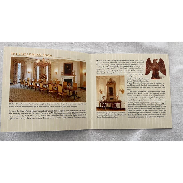 Metal Vintage 2002 Official White House Historical Association Christmas Ornament - The East Room Centennial (New in Box) For Sale - Image 7 of 13