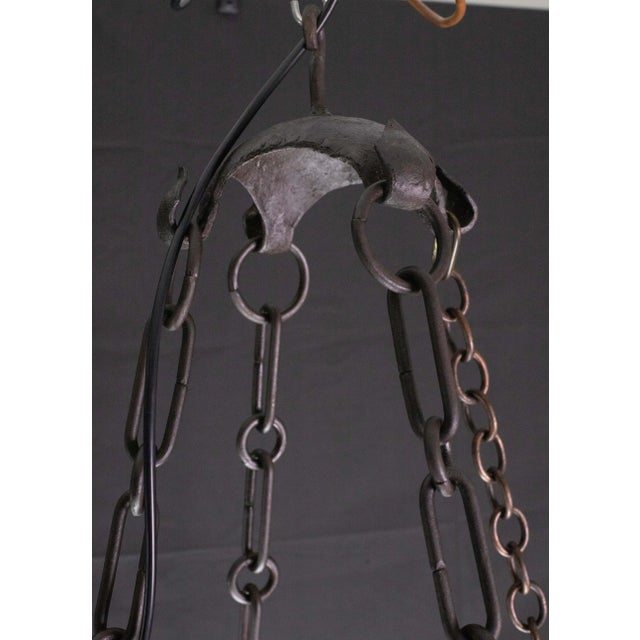 Alabaster Extra Large White Alabaster Pendant, 1940s For Sale - Image 8 of 11