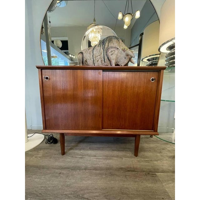 Cabinet with Sliding Doors, 1950s For Sale - Image 13 of 14