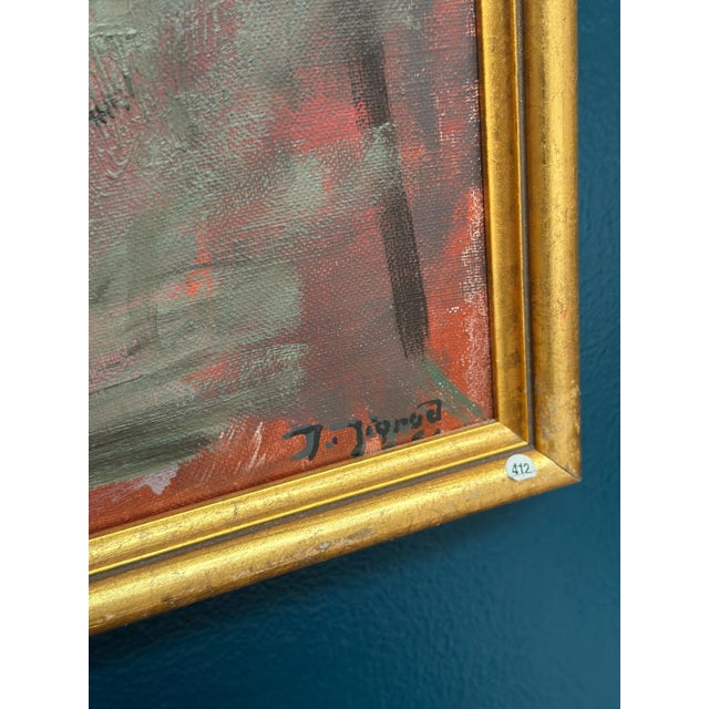Ingvar Jigrud, The Two, 1960s, Oil on Canvas For Sale - Image 9 of 18