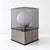 Space Age Lamp in Acrylic Glass, Metal and Opaline Glass, 1970s For Sale - Image 6 of 9