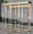 1970s Vintage 1970s Postmodern Lucite and Brass Glass Top Dining Table For Sale - Image 5 of 13