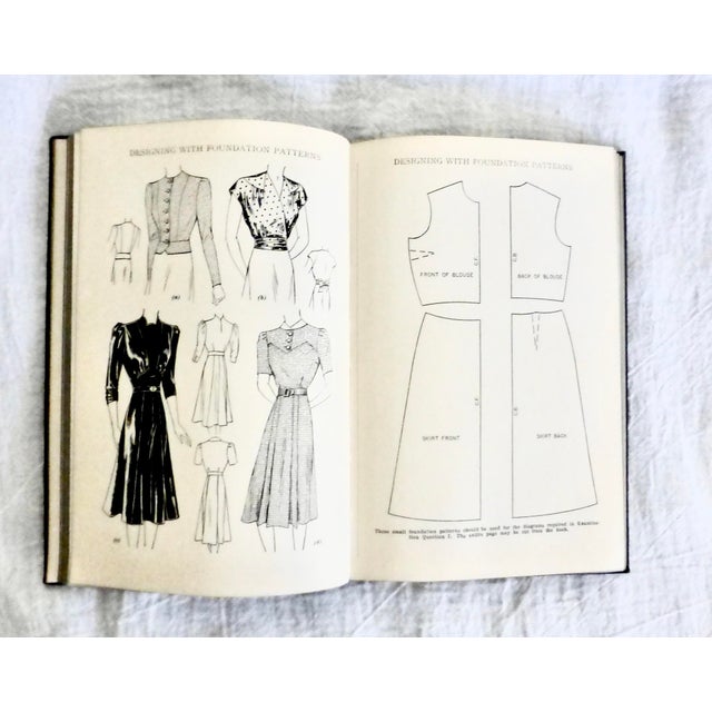 1940 Patterns and Costume Design Book For Sale - Image 4 of 9