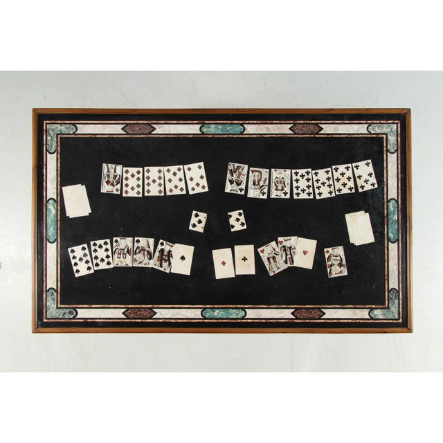 Scagliola Game Table, 18th-19th Century For Sale - Image 9 of 14